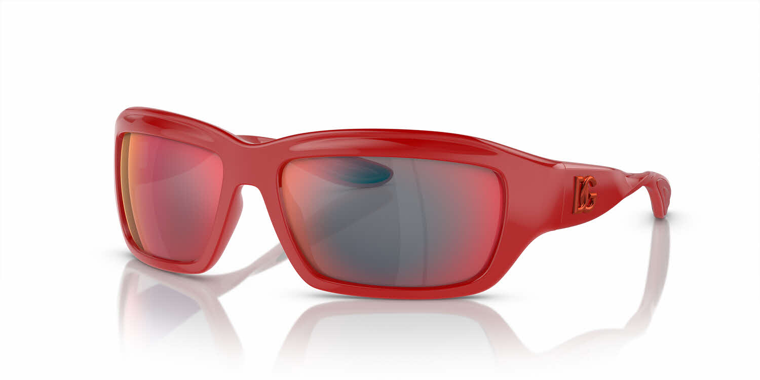  dark grey mirror blue/red