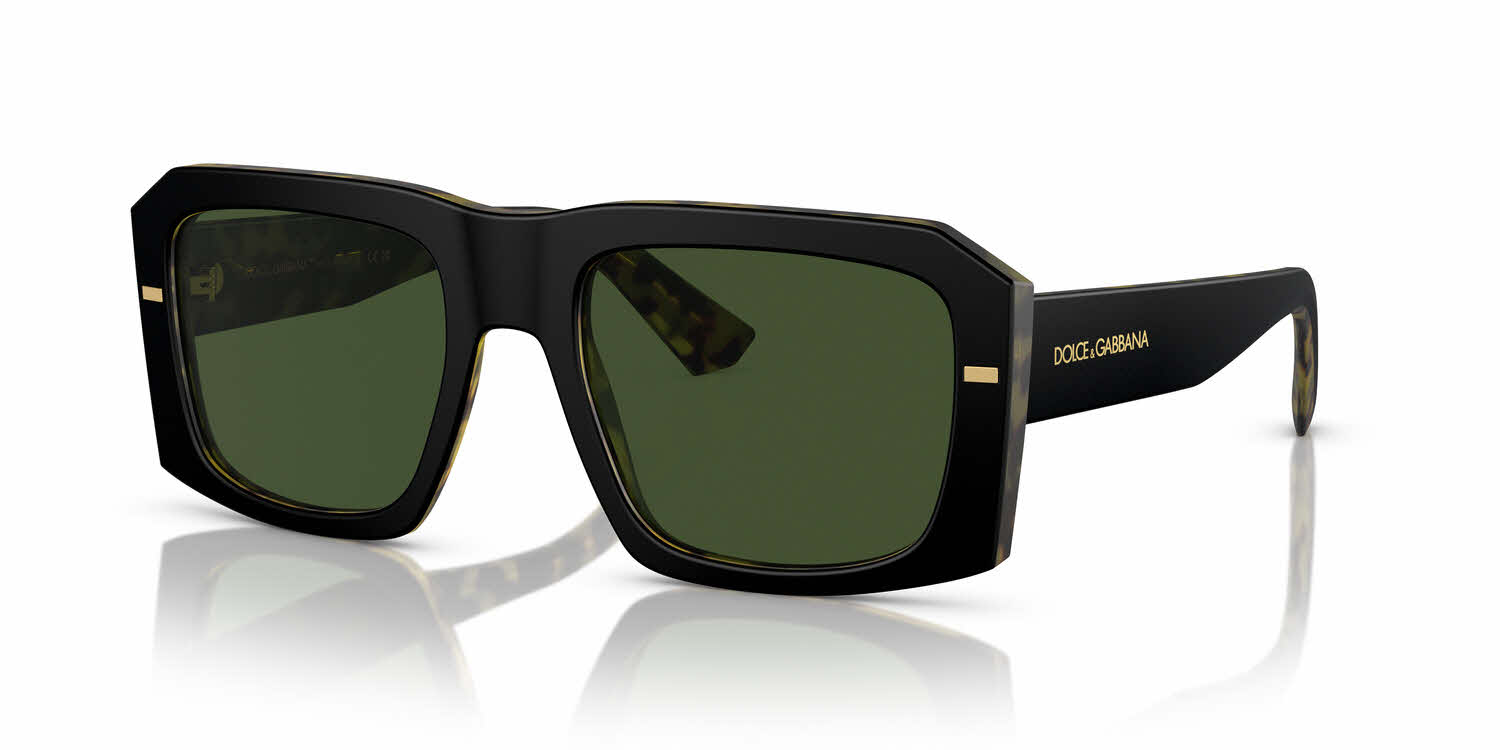  dark green/matte black on yellow havana