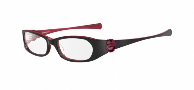  clearlens/black red