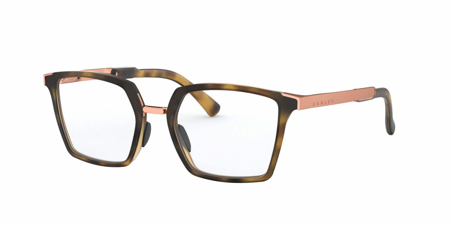  clear lens/satin brown tortoise