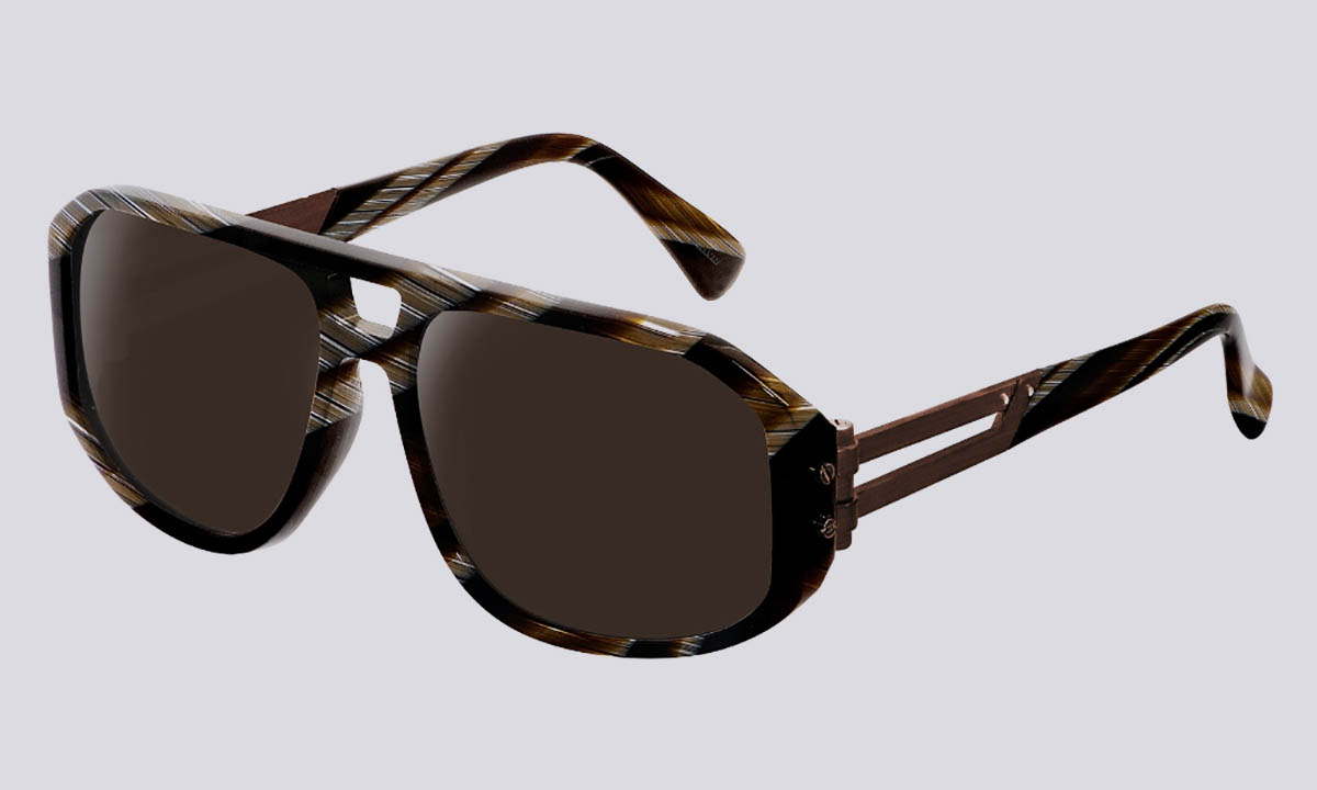  brown polarized/brown horn