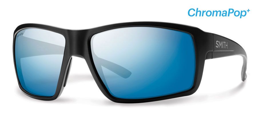  matte black/polarized blue mirror chromapop polarized