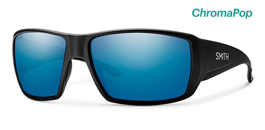  matte black/blue mirror chromapop polarized