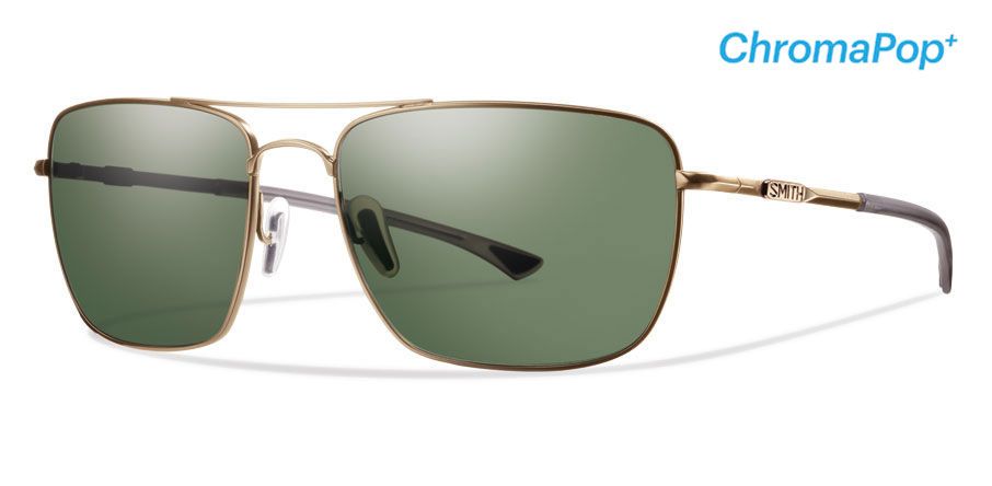  matte gold/polarized gray green chromapop polarized