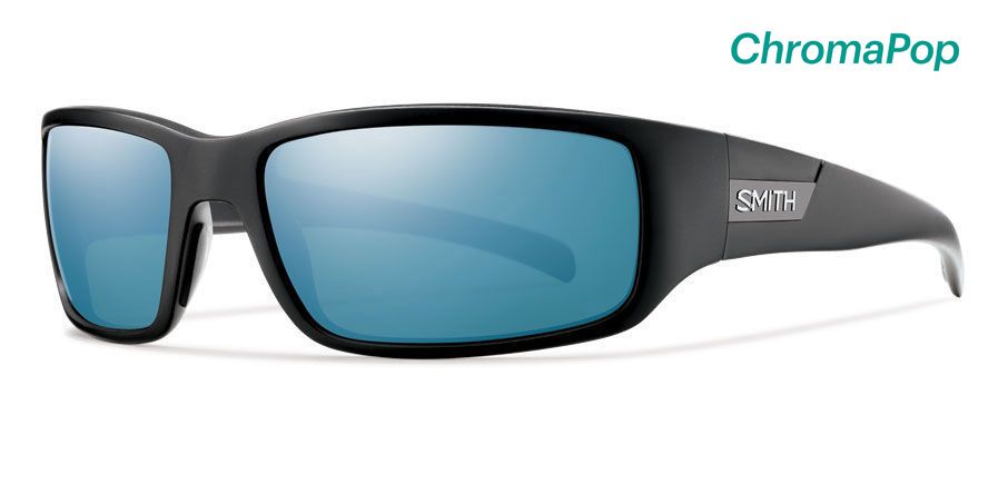  matte black/polarized blue mirror chromapop polarized