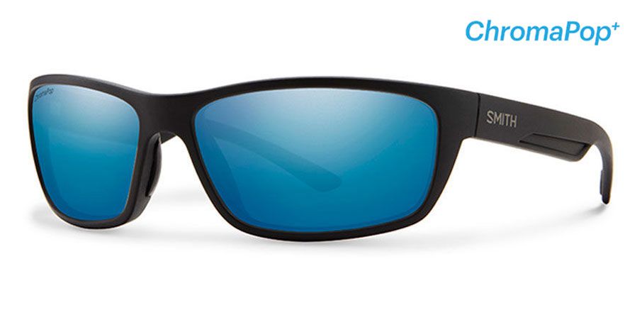  matte black/blue mirror chromapop polarized