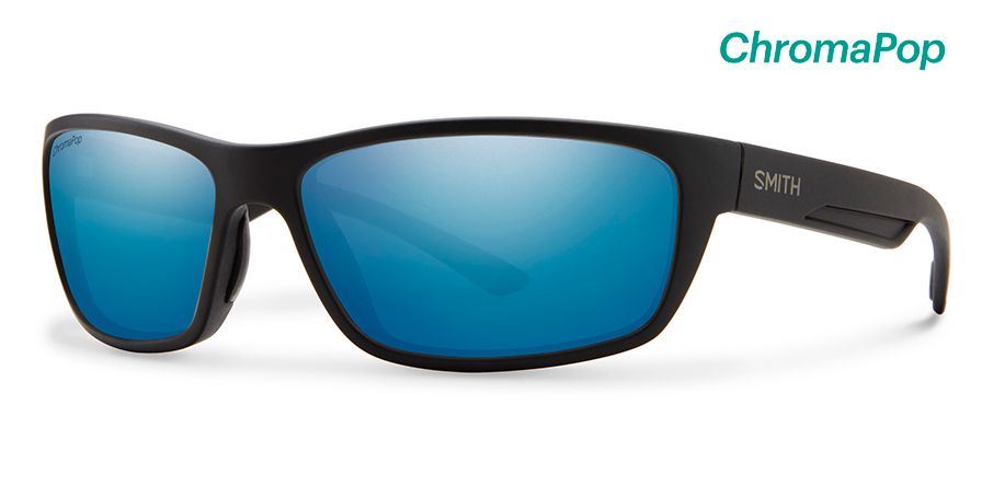  matte black/polarized blue mirror chromapop polarized