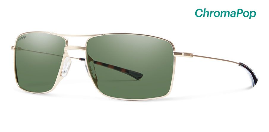  matte gold/polarized gray green chromapop polarized