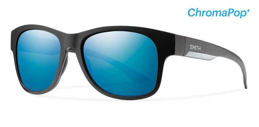  matte black/polarized blue mirror chromapop polarized