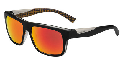  polarized fire oleo ar/matte black/orange