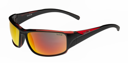  polarized fire oleo af/shiny black/red translucent