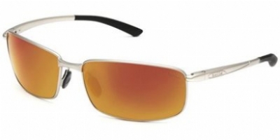  satin silver/polarized fire