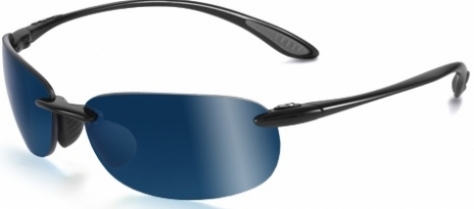  shiny black/polarized offshore blue