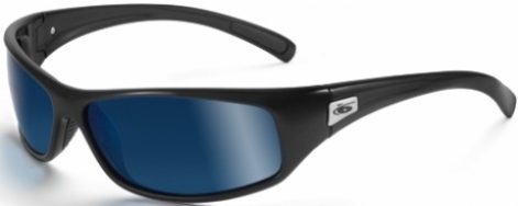  shiny black/polarized offshore blue