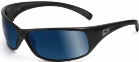  shiny black/polarized offshore blue