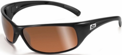  shiny black/polarized inland gold