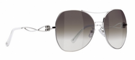  as shown/palladium white gray gradient lens