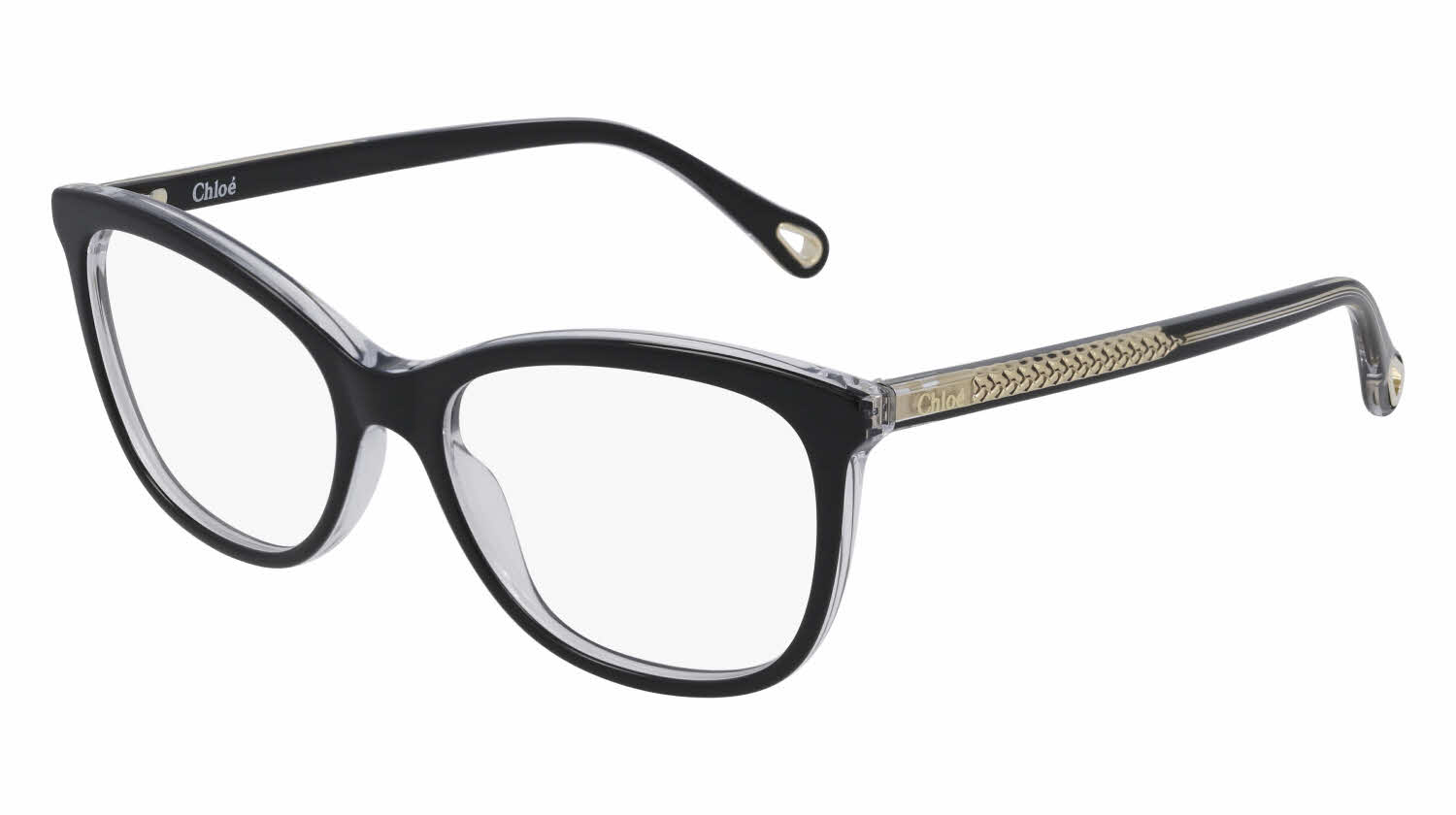  clear lens/shiny black crystal