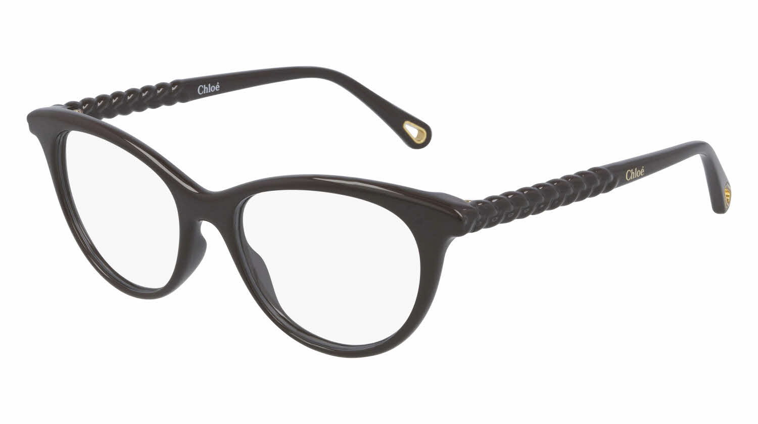  clear lens/shiny dark brown size 49