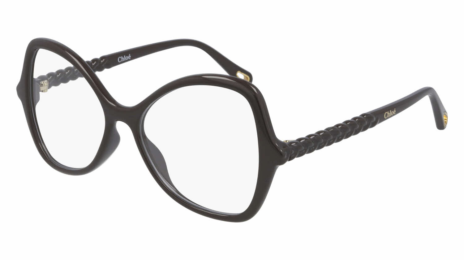  clear lens/shiny dark brown