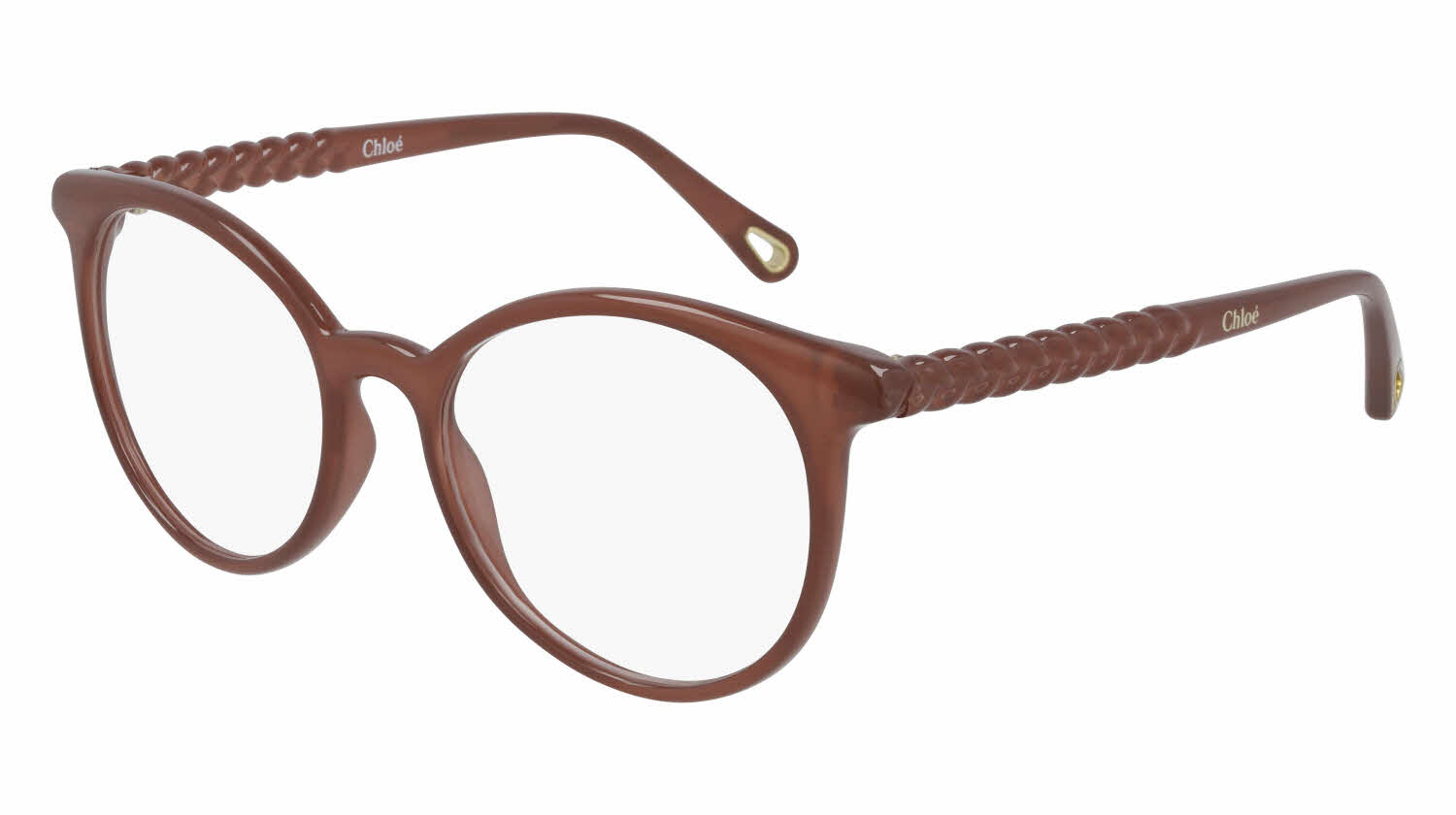  clear lens/shiny opal rust size 50