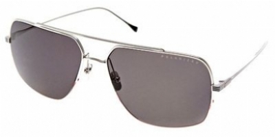  shiny silver/dark gray polarized