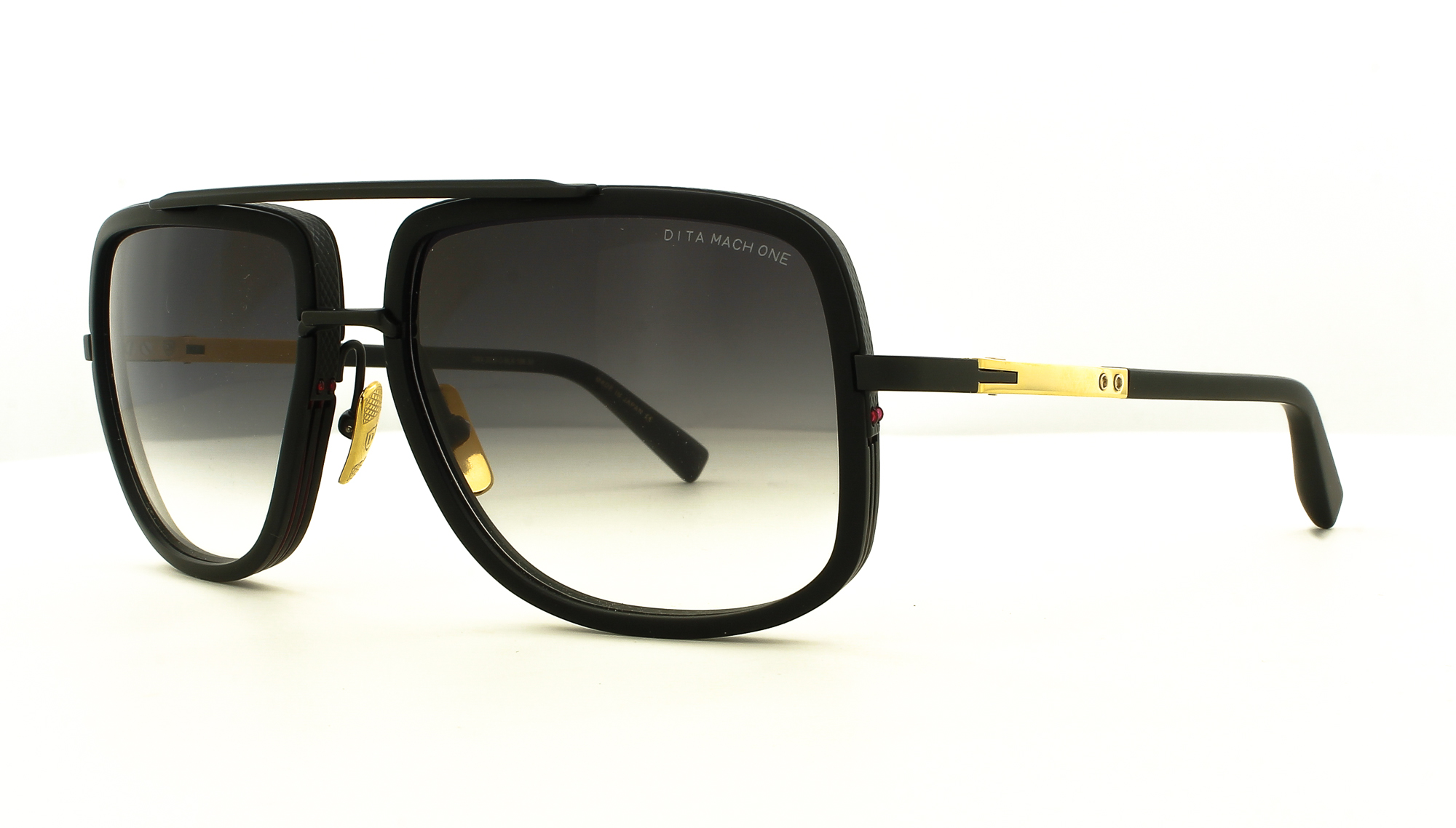  dark rey radient/ matte black 18k temples