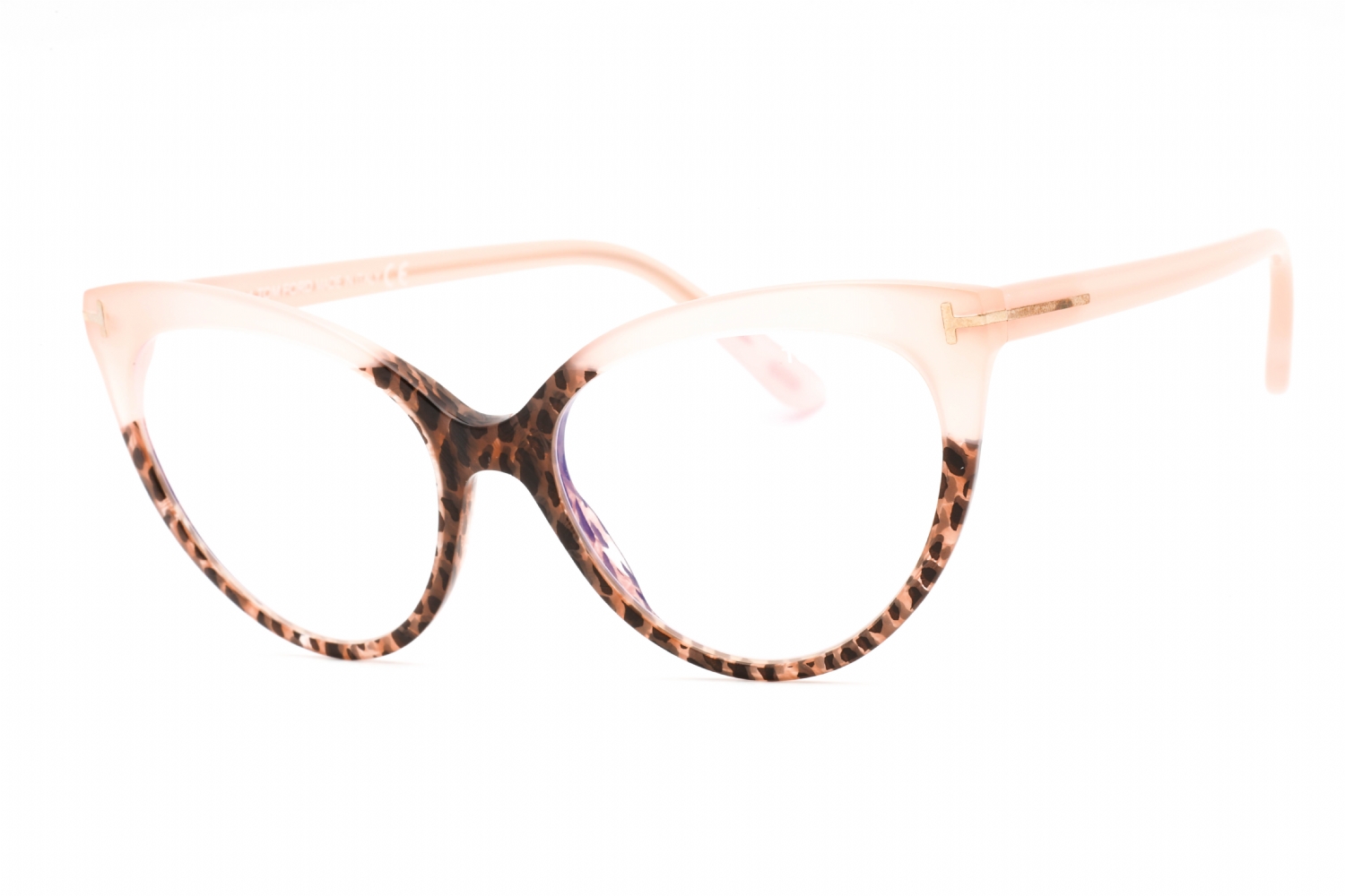  clear blue light block lens/coloured havana