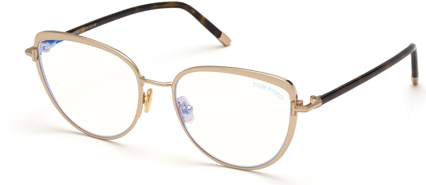  clear/shinyrosegoldclassicdarkhavana"t"logo/blueblocklense