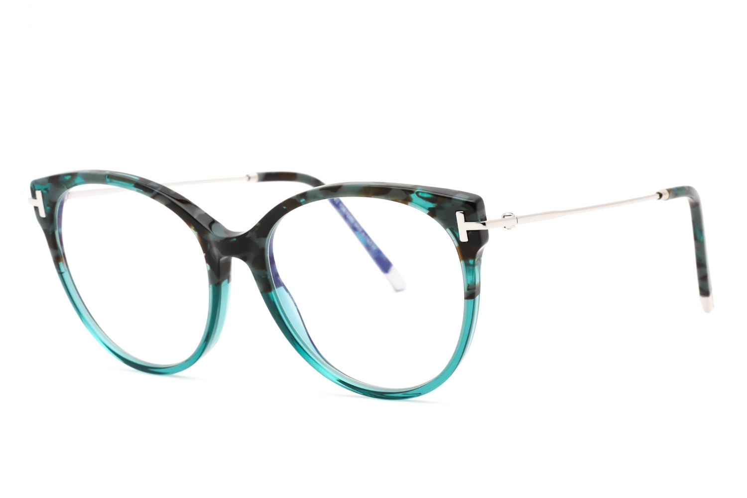  clear/teal havana