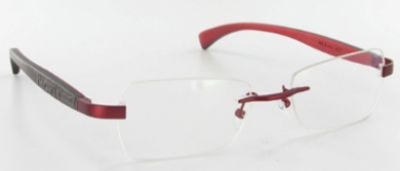  clear/ruby tanganika embossed red