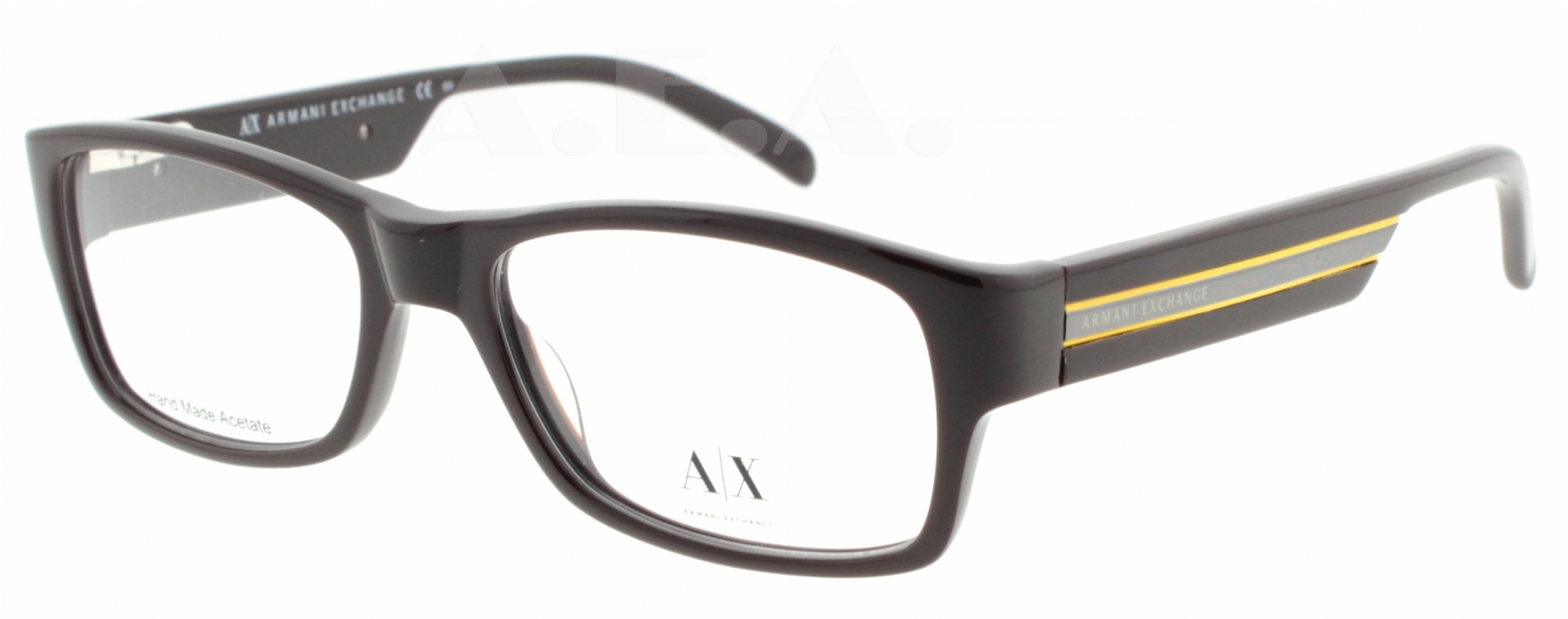 armani exchange clear glasses