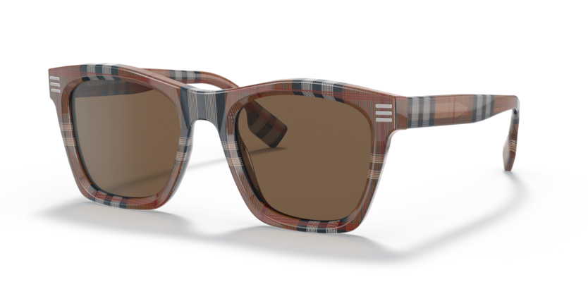  dark brown/brown check