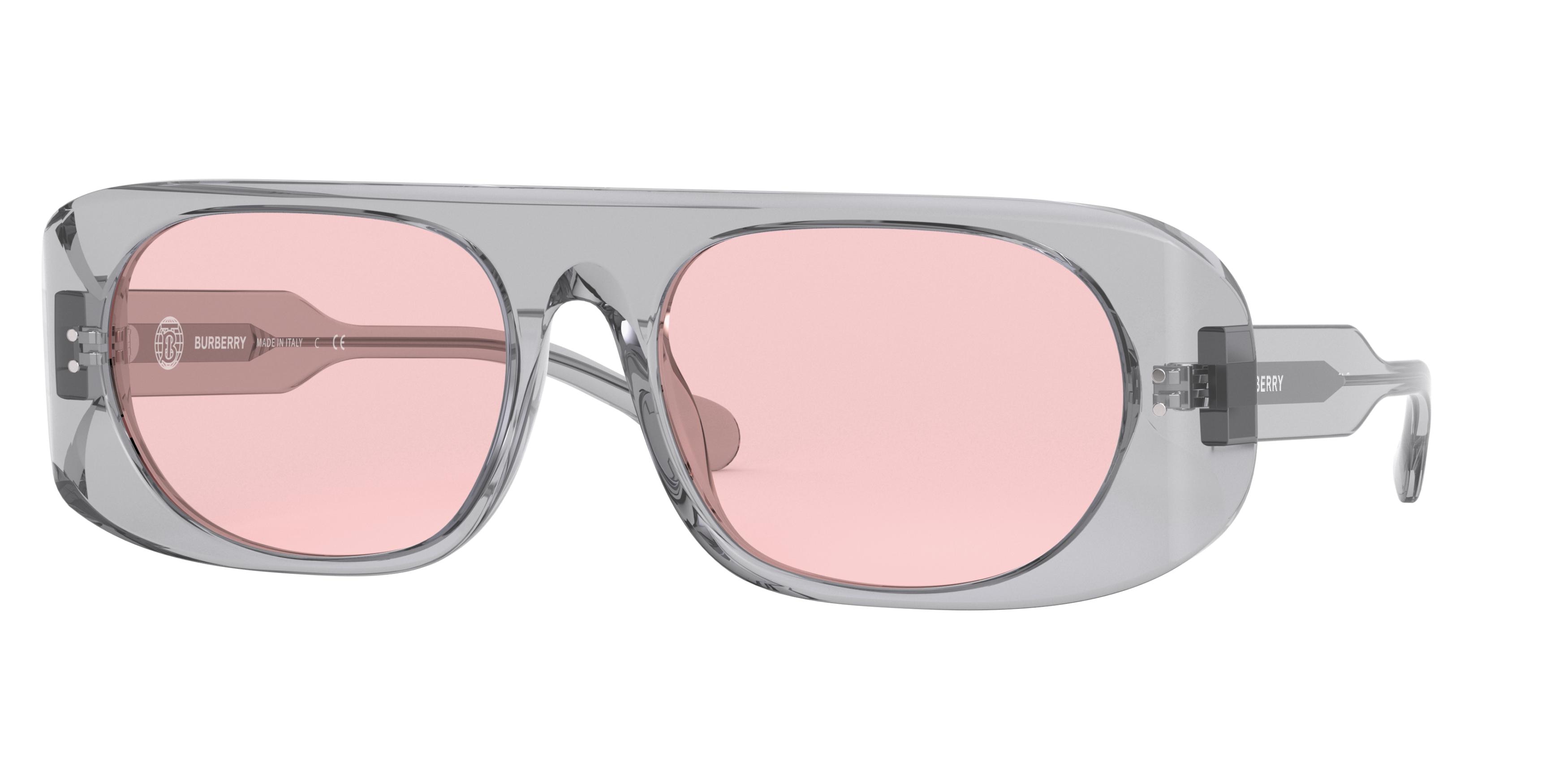  pink/transparent grey