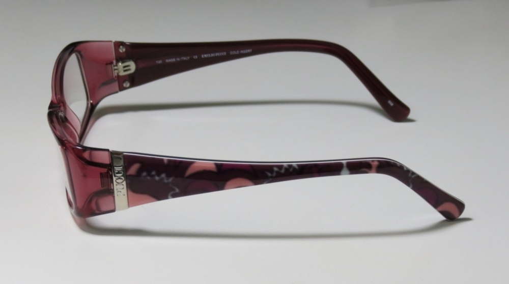  clear/dark rose multicolor