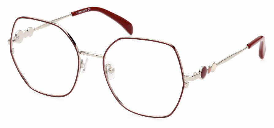  clear lens/shiny palladium red enamel shiny red