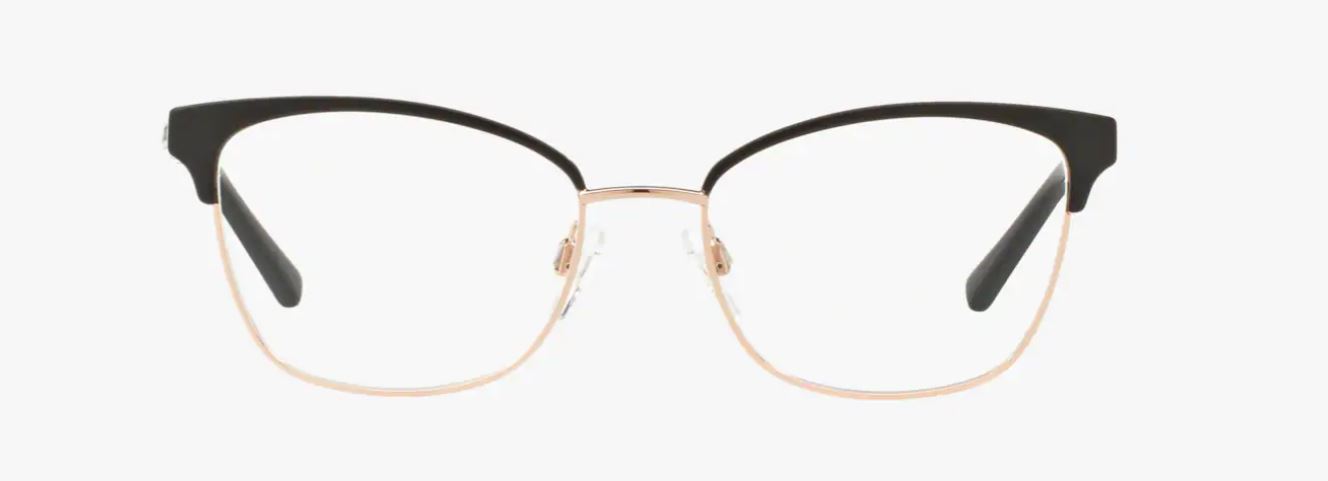  clear lens / matte black rose gold