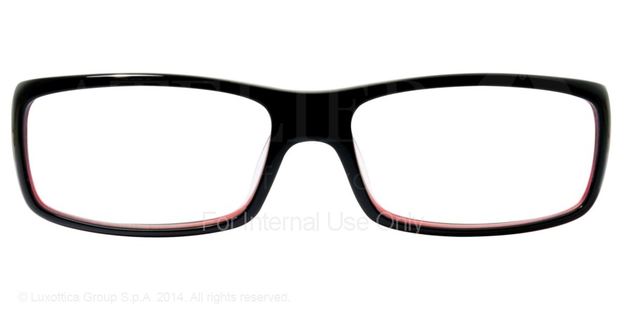  clear/red black red