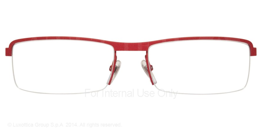  clear/red black