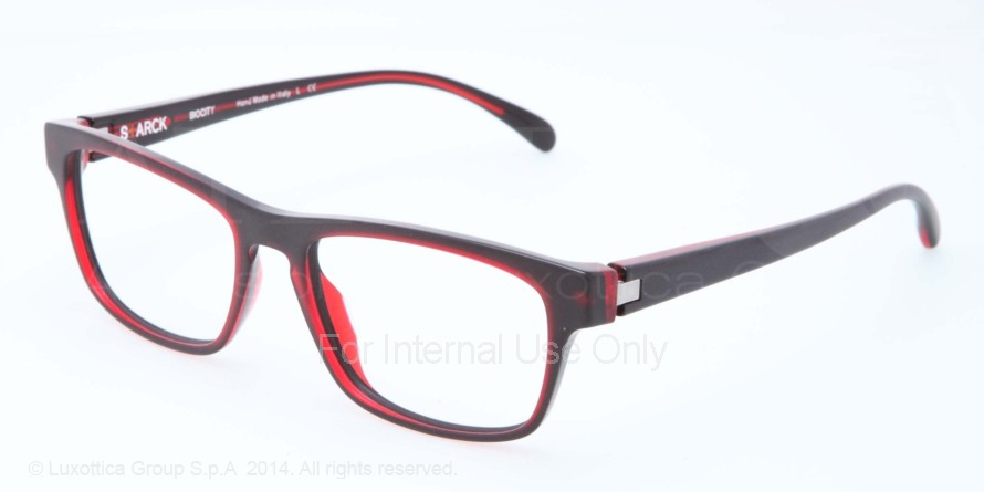  clear/black red