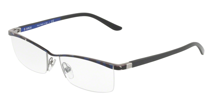  clear/silver havana blue black