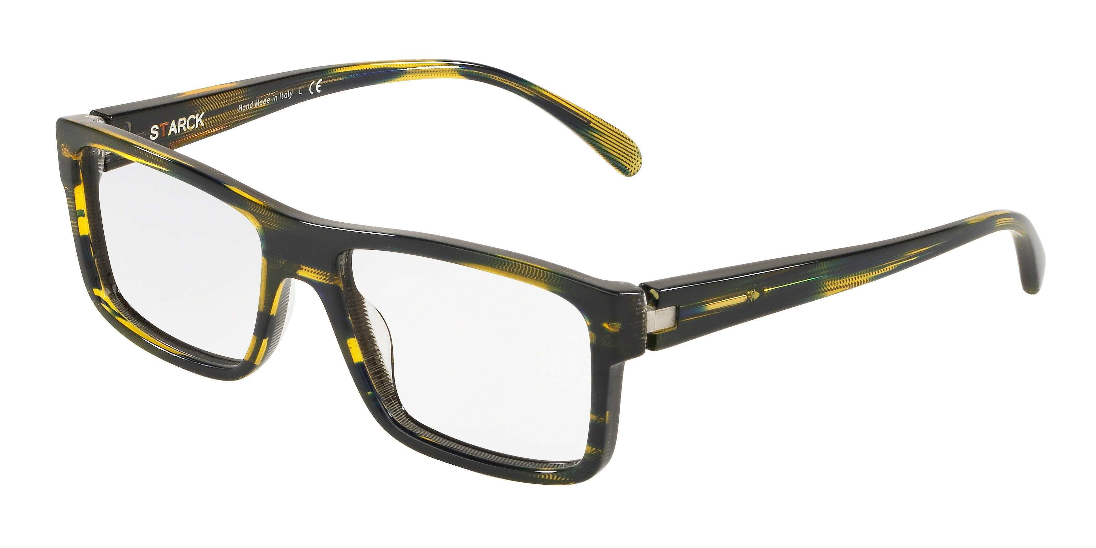  clear/havana yellow pointille black