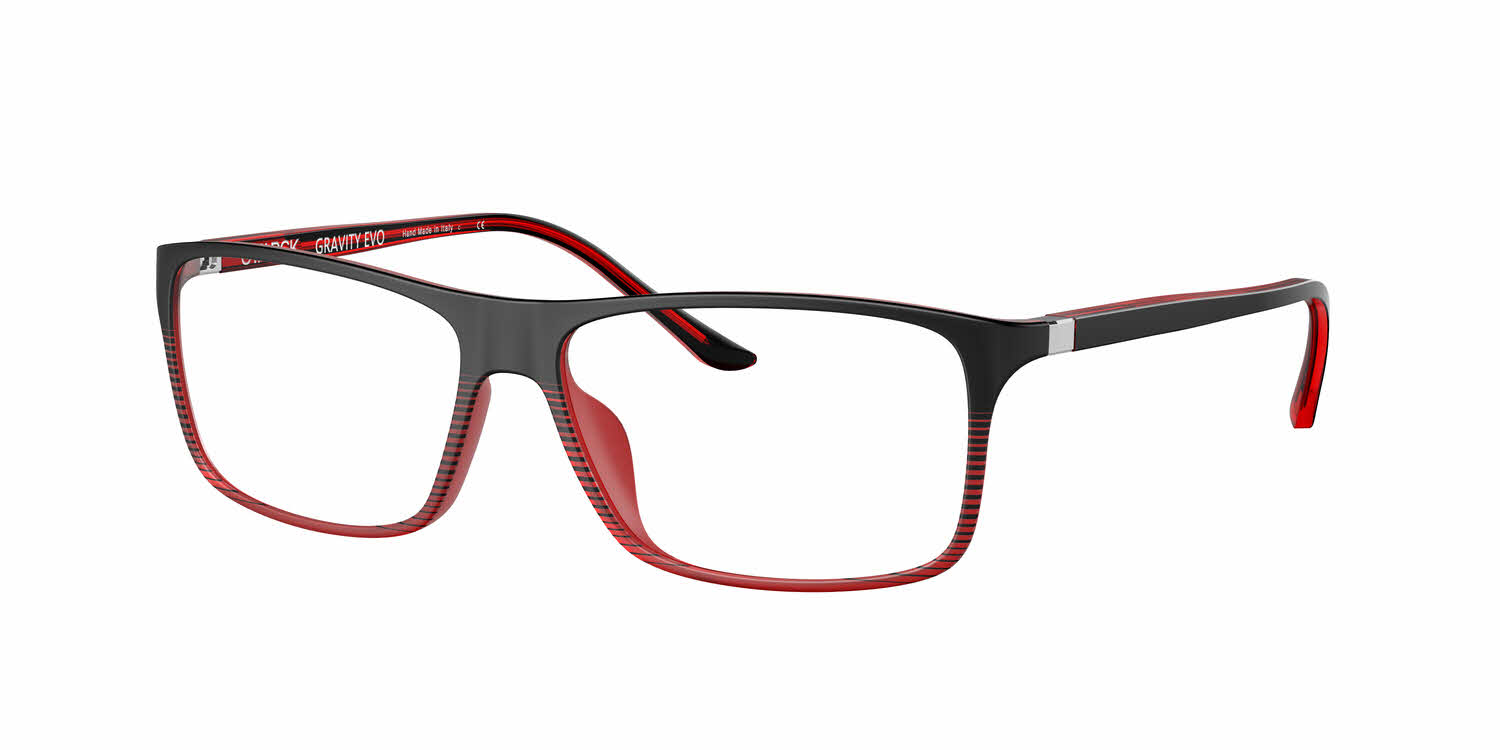  clear lens/black red