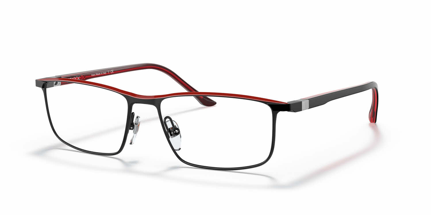  clear lens/black red