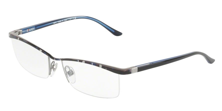  clear/silver havana blue black