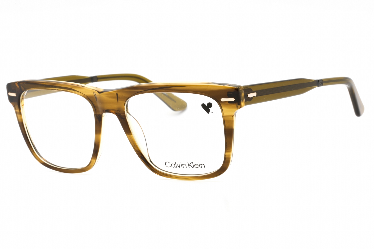  clear demo lens/striped olive