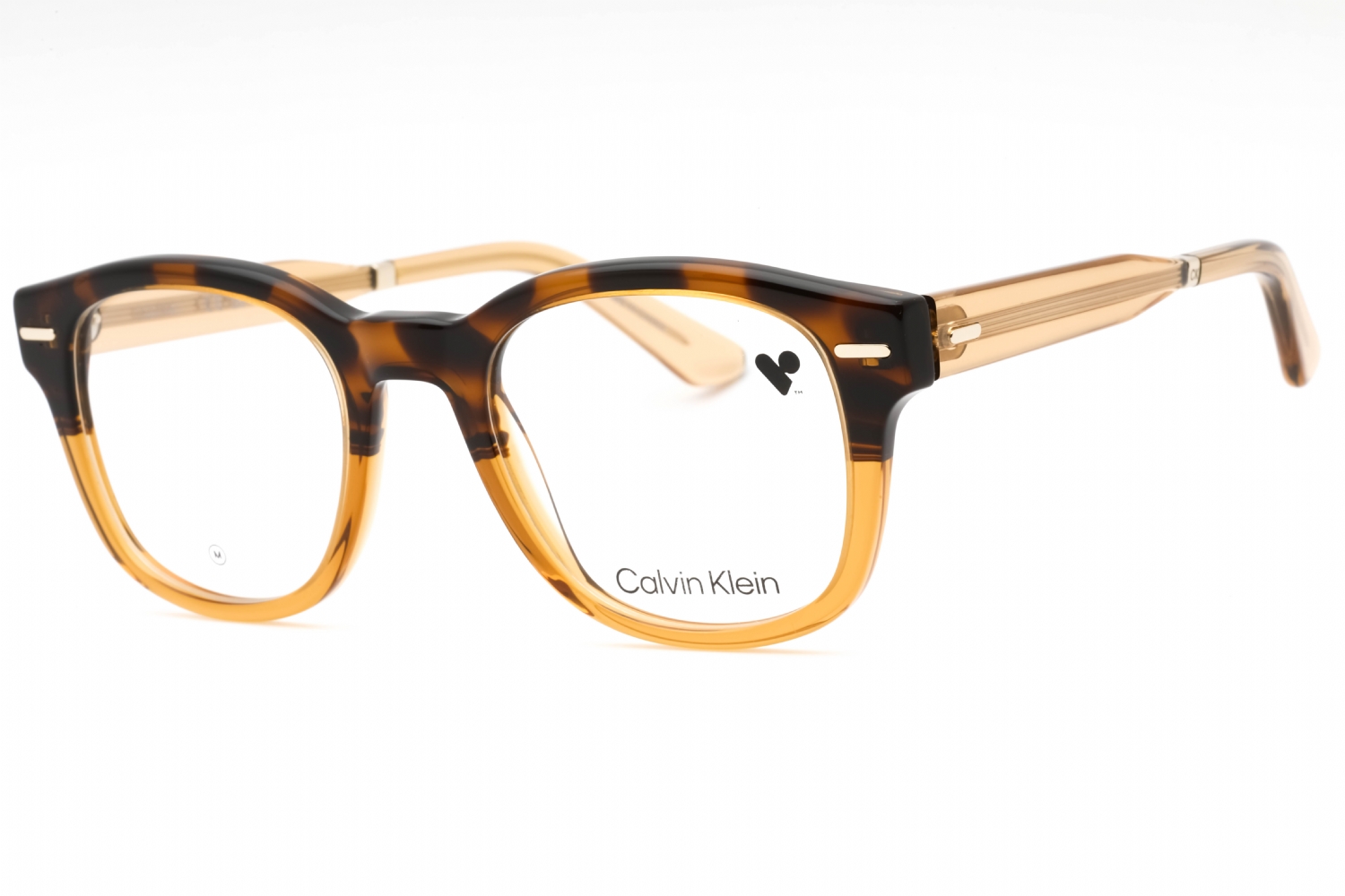  clear demo lens/brown havana