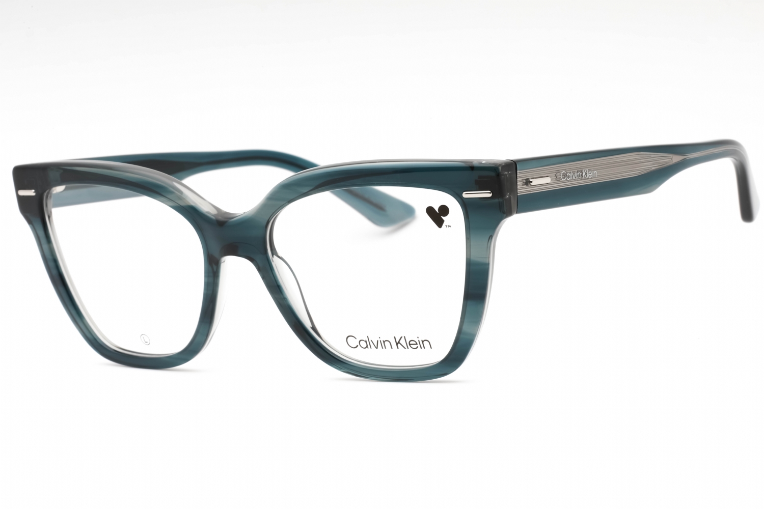  clear demo lens/striped blue