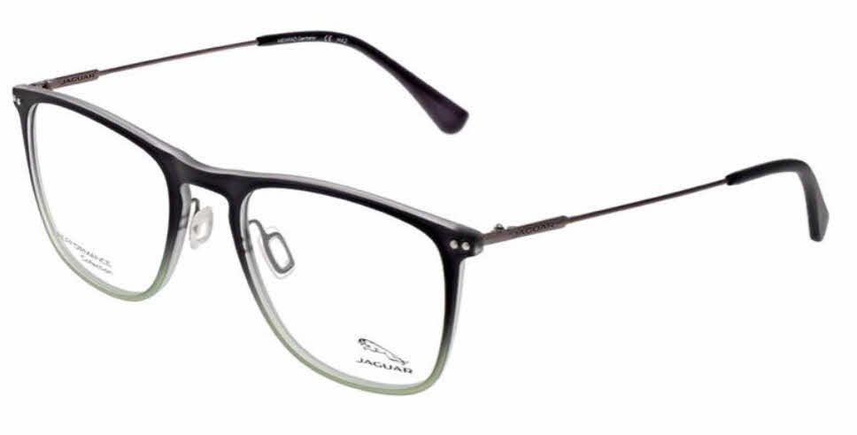  clear lens/black green fade