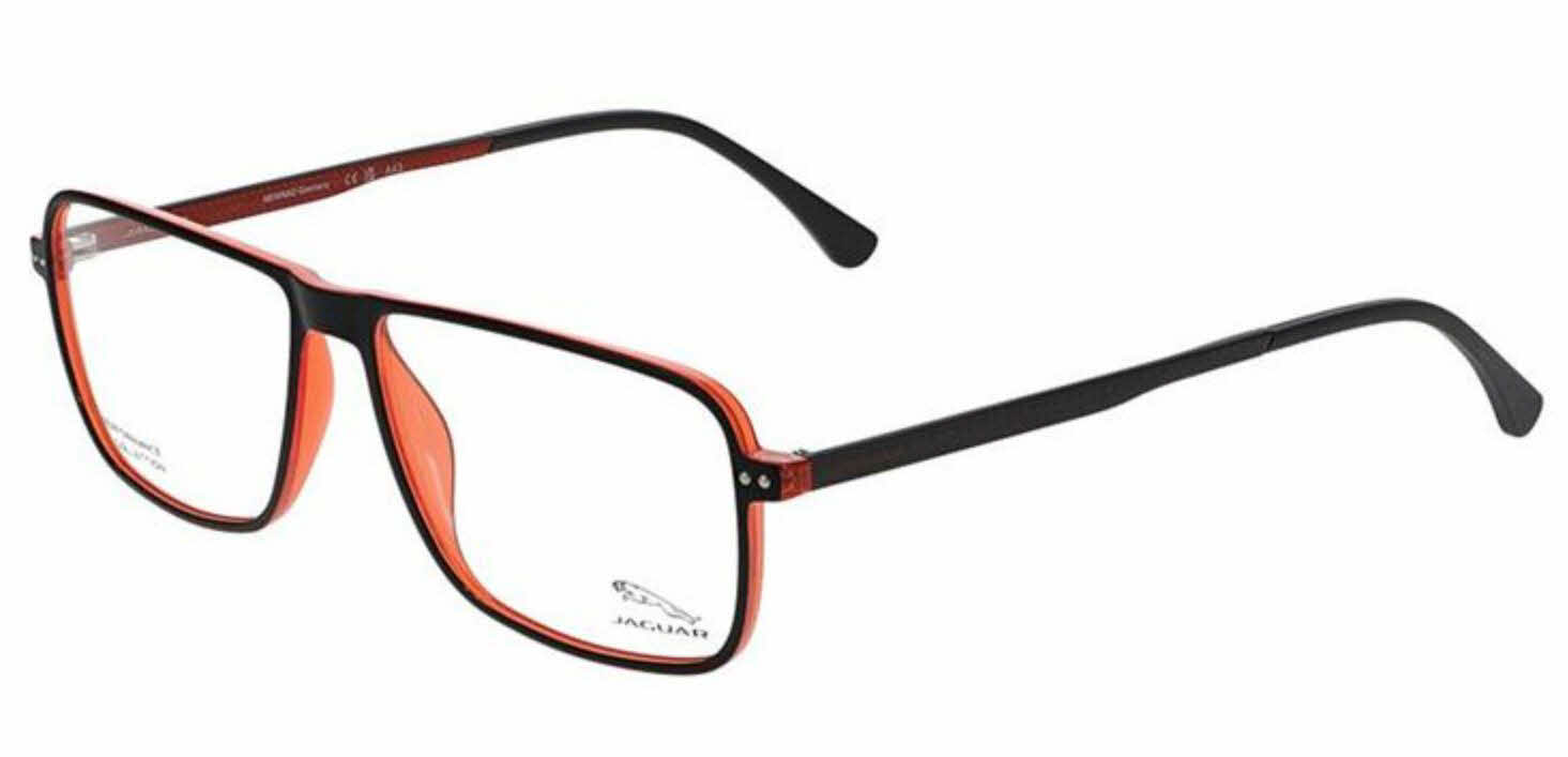  clear lens/black orange